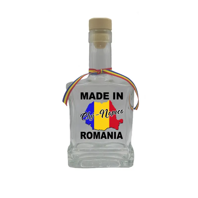 Made in cluj-napoca romania, sticla cu mesaj plata, 500 ml, model divgs179 06 05